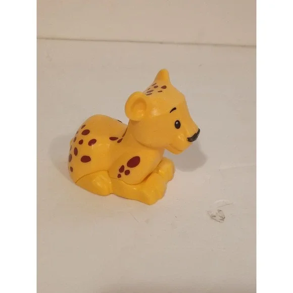 Little People Fisher-Price Animal Train Pieces Replacements Leopard & Parrot - Picture 3 of 6